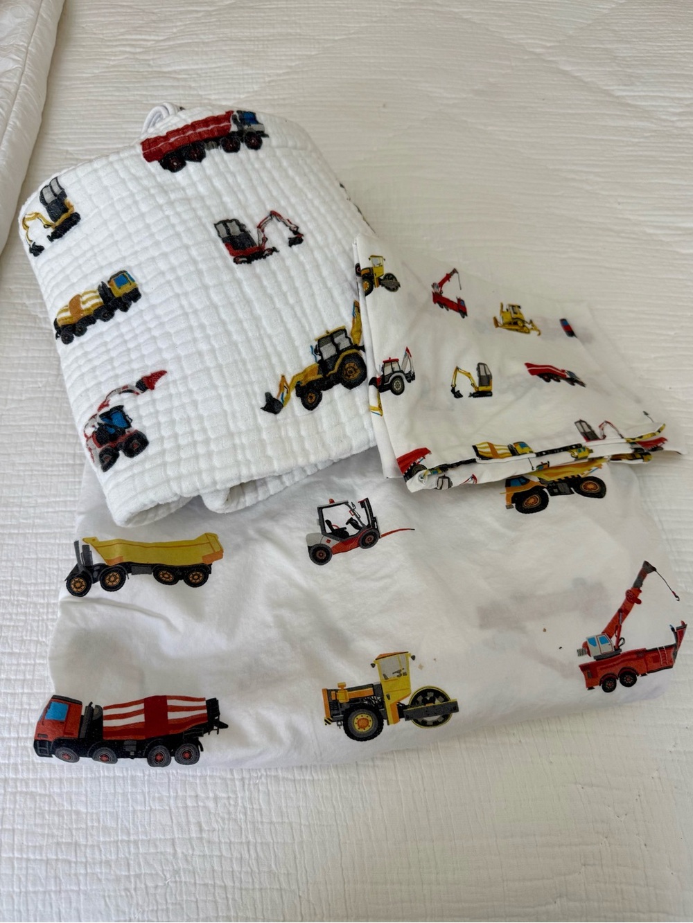 Addison Belle Crib Bedding - sheet, blanket, pillowcase 100% cotton
